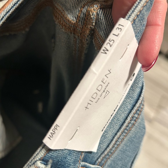 NWT Hidden Happi High Rise Flare Jeans - Picture 10 of 13